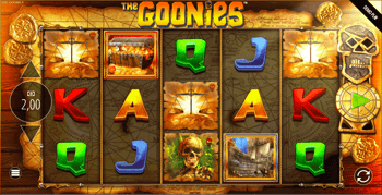 The Goonies slot machine screenshot