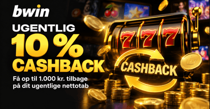 bwin giver 10 % cashback hver uge – få op til 1.000 kr. tilbage på casinospil