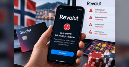 Revolut var nede i flere timer – dette betyr det for norske casinospillere