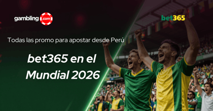 Bet365 Mundial 2026: prueba las promo para apostar desde Perú