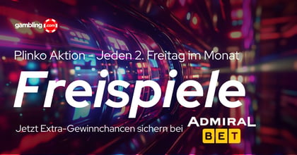 AdmiralBet Plinko Aktion: Freispiele jeden Monat sichern