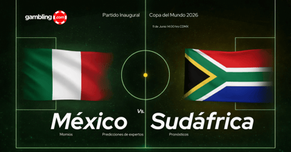 Apuestas México vs Sudáfrica 2026: mejores momios y bonos