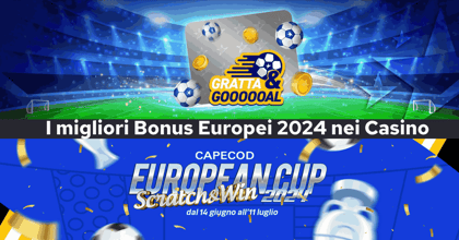 I migliori Bonus Europei 2026 dei casino