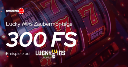 Lucky Wins Zaubermontage Promo: 10 FS ohne Einzahlung + 300 FS