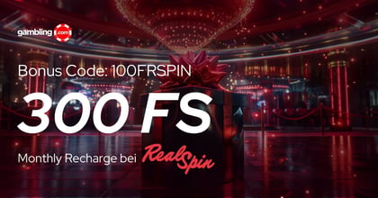 RealSpin Monthly Recharge – Bis zu 300 Freispiele im Monat