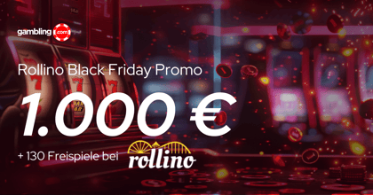 Rollino Black Friday Promo: Bis 1.000 € &amp; 130 FS