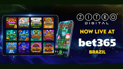 Zitro Digital Goes Live on bet365 in Brazil