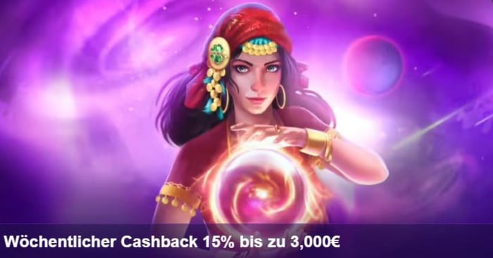 NovaJackpot Casino Promo: VIP-Programm mit bis zu 15 % Cashback