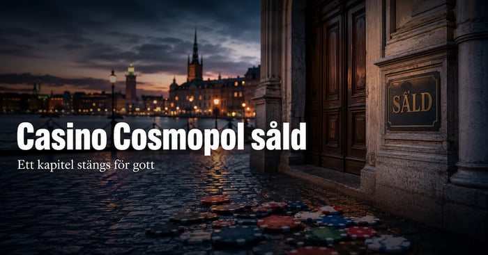 Casino Cosmopol fastigheten såld. En era av landbaserat casino tar slut
