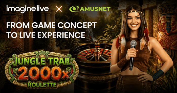 Imagine Live And Amusnet Launch Jungle Trail Roulette 2000x