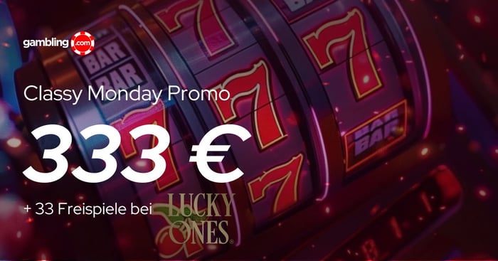 Lucky Ones Casino Promo:  333 € + 33 Freispiele