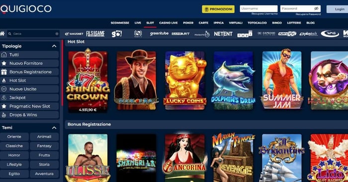 Quigioco Slot: le Migliori e le Novità da Giocare con Bonus
