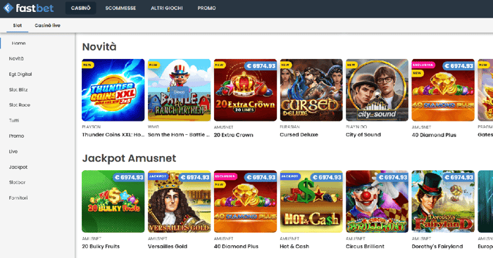 Fastbet Slot: Scopri le Migliori da Giocare Gratis o con Bonus