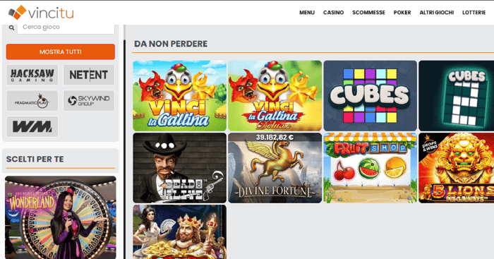 Vincitu Slot: le Migliori e le Novità da Giocare con Bonus