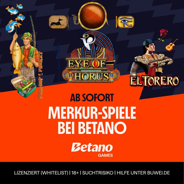 Merkur-Spiele bei Betano