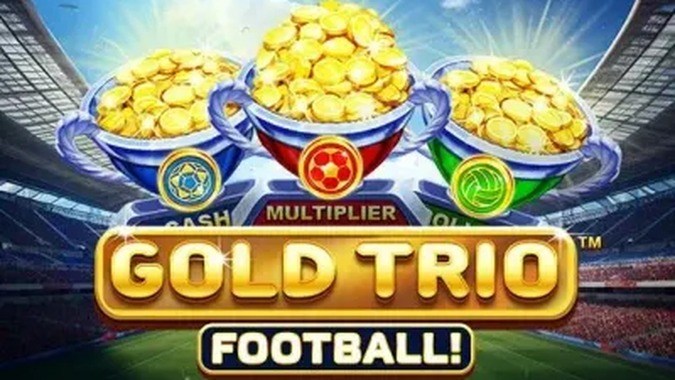 Gold Trio Football slot machine Playtech a tema calcio