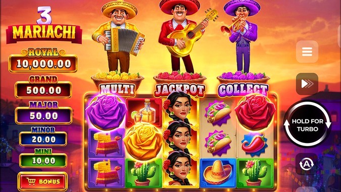 3 Mariachi: Hold & Win slot Marathon